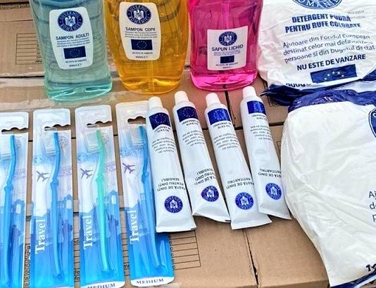 Timișoara: Pachete cu produse de igienă pentru persoane defavorizate