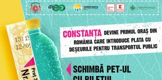 În Constanța se lansează campania Schimbă PET-ul cu biletul