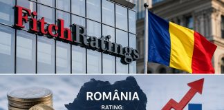 Fitch confirmă ratingul României la „BBB-”, dar menține perspectiva negativă. Avertisment privind datoria publică și instabilitatea politică
