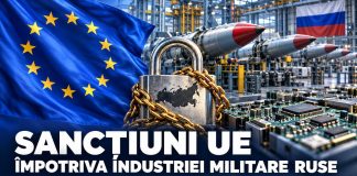 RUSIA, vizată de sancțiuni europene record împotriva industriei de război